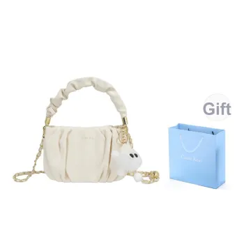 COLINS KEIRS Synthetic Leather Handbag Women's Ecru