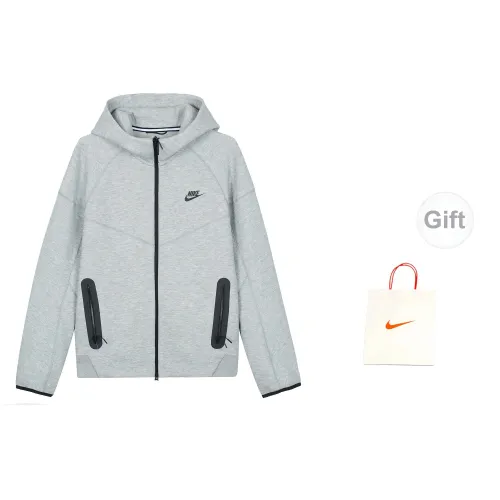 Nike Jackets Men Gray+Gift Bag