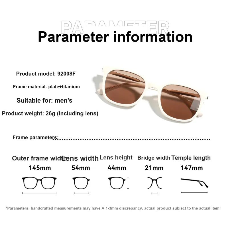 Conant Plate Frame Titanium Alloy Oval Sunglasses Unisex-4