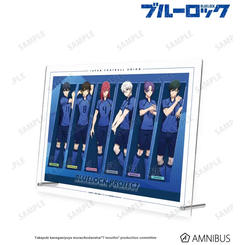 GuGuGuGu AMNIBUS Blue Lock, Pre Game Preparation All A4 Acrylic Stands-1