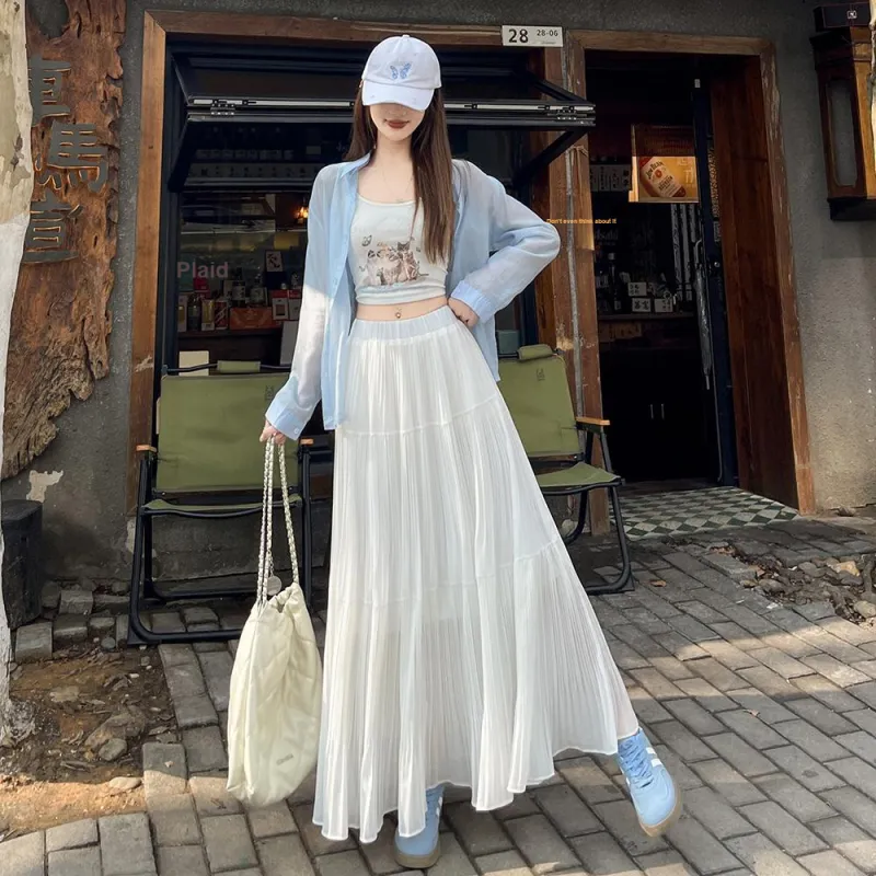 ZCDECO Casual Long Skirt Women's-7