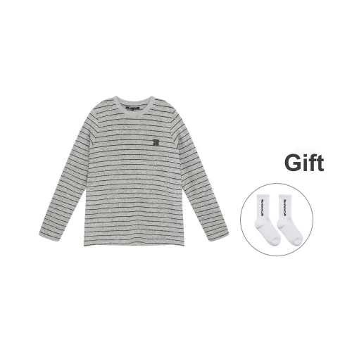 REDIMOR Круглый вырез Длинный рукав Т-рубашка Унисекс