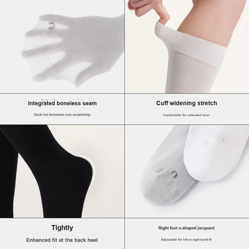 Ubras Women's Mid Calf Socks-5
