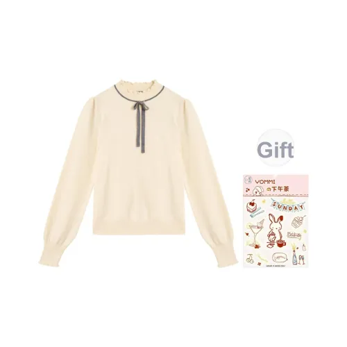 ZIHAN Бежевый Золото Женские Свитера