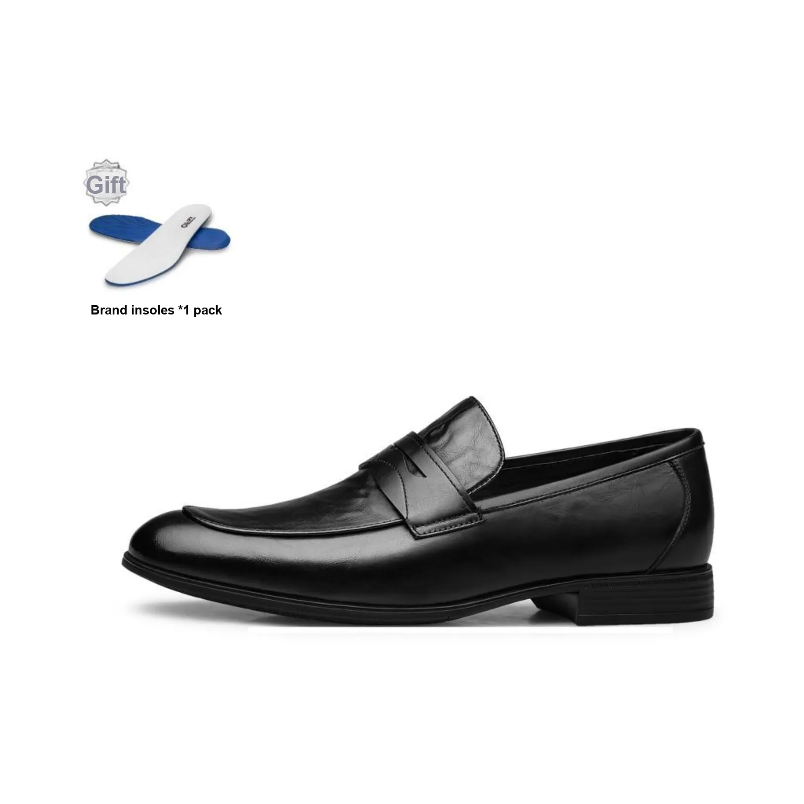 ZRO Dress Shoes Men's Low top Black/Dark Brown