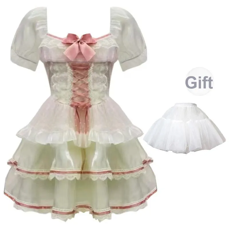 AINUOERMY Short Sleeved Dress Women's-11