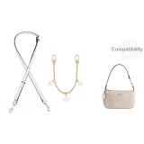 Chalk Crossbody Shoulder Strap+Four-Leaf Clover Decorative Chain[Crossbody/Underarm]