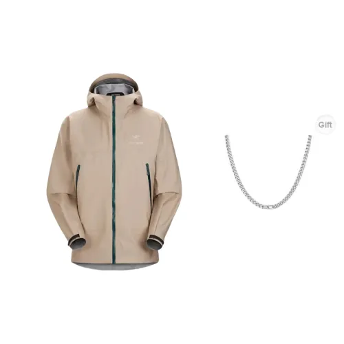 Arcteryx Beta Series Windbreaker Jackets Men Wisteria Brown With Free Necklaces