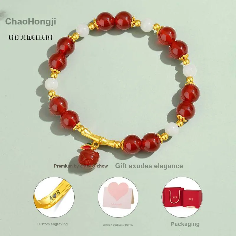 CHAOHONGJI Natural Agate Jade Bracelets Women's-2