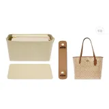 Milk Tea Shoulder Pads+Zipper Anti-Theft Liner+Bottom Pad