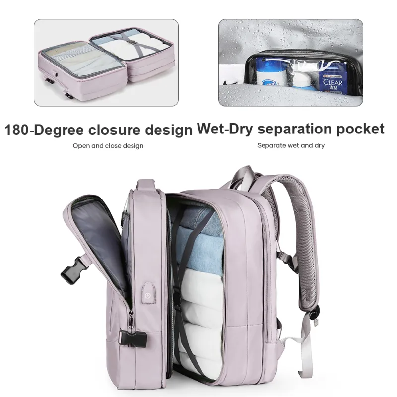 QING QI ZHE Fabric Travel Bags Backpack Regular Unisex Multicolor-79