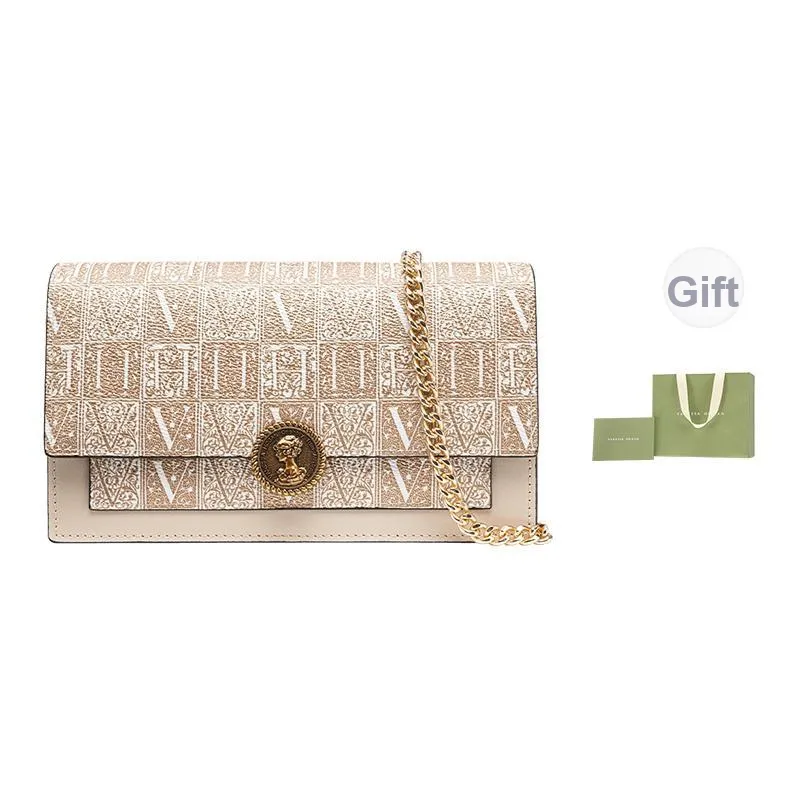 VANESSA HOGAN ПВХ Сумка через плечо Маленькая квадратная сумка Сумка через плечо Маленькая женская кожаная сумка