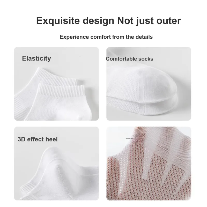 Caramella Ankle Socks Unisex Shopping Bag 5 Pack-3