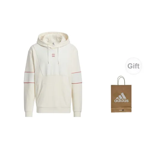 Adidas Sweatshirts Unisex Pink And White Sweatshirt+Gift Bag