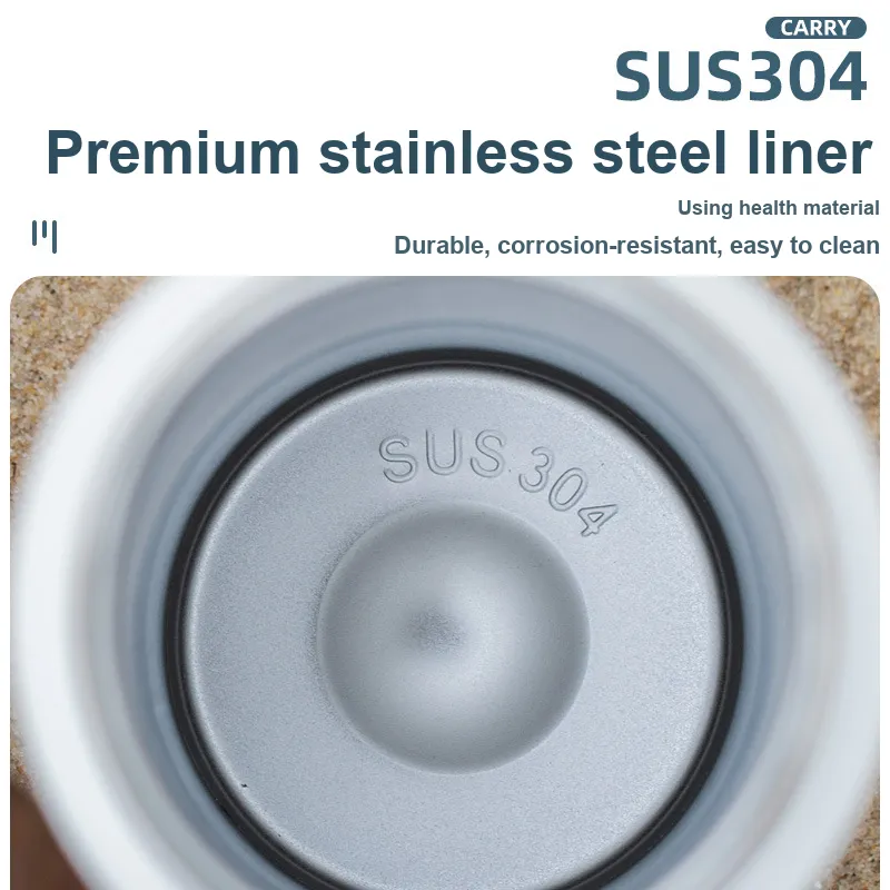 Shuosen Outdoor Water Equipment Outdoor Water Bottle 600ML Sports Stainless Steel + PP-3