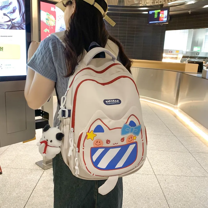 Vack Nylon Backpack Women's Multicolor-13