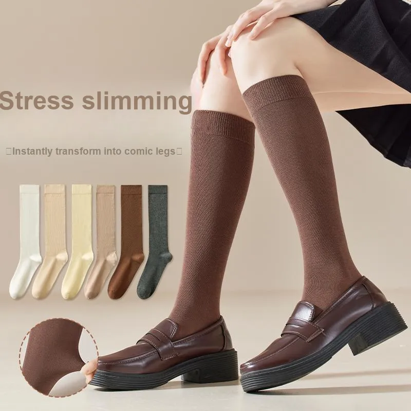 MIIOW Knee High Socks Women's 5 Pack-1