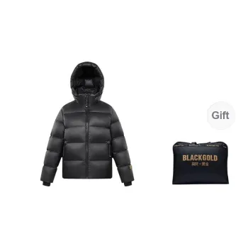 GOLDFARM Down Jacket Unisex Black