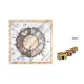 Beige Yellow Silk Scarf Buckle Box (Random 1 Pc)