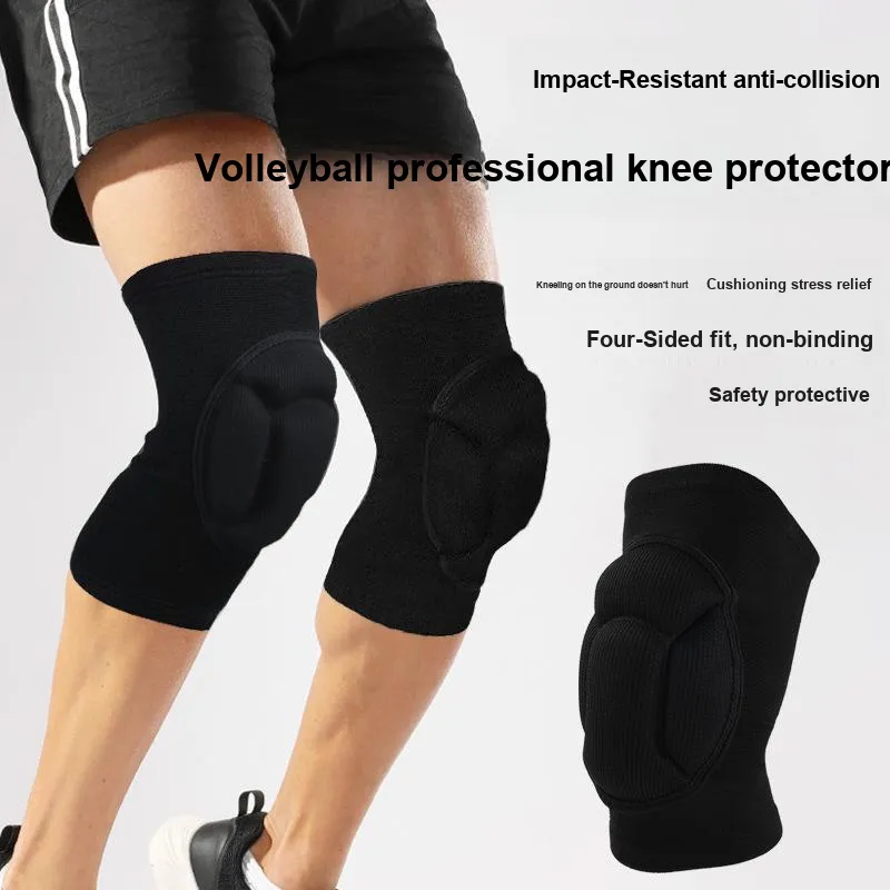 SANJEG Volleyball Skiing Dance Unisex Polyester Knee Pads-3