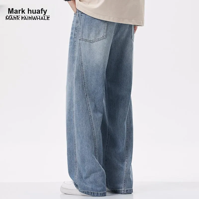FAIRWHALE Jeans Unisex Blue-7
