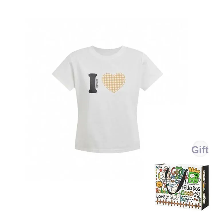 Dippanis T Shirts Women's Beige Yellow Shopping Bag-0