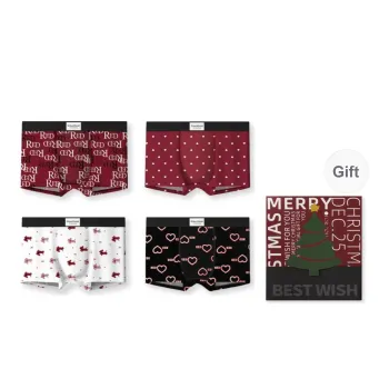 Qiao Ni Tong Underwear Gift Boxes Men's Combo Set