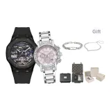 Black Mechanical+Rouge Pink[Bracelet Clothing Sets]