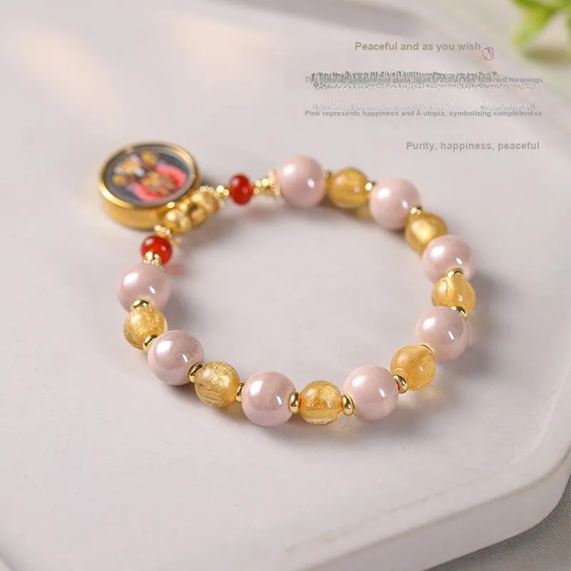 HANCANG Colored Glaze Bracelets Women's-5
