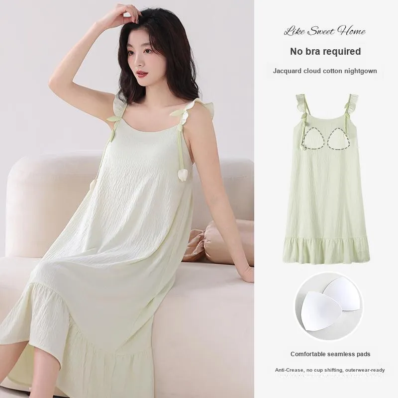 MADALLO Nightgown Women's Light Green-2