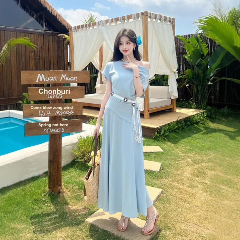 FLIM Two Piece Skirt Sets Women's-5