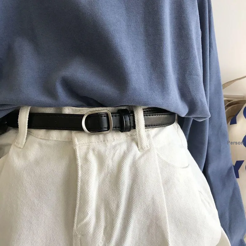 Warrior Split Cow Leather Belts Unisex 1.8/2.4cm-2