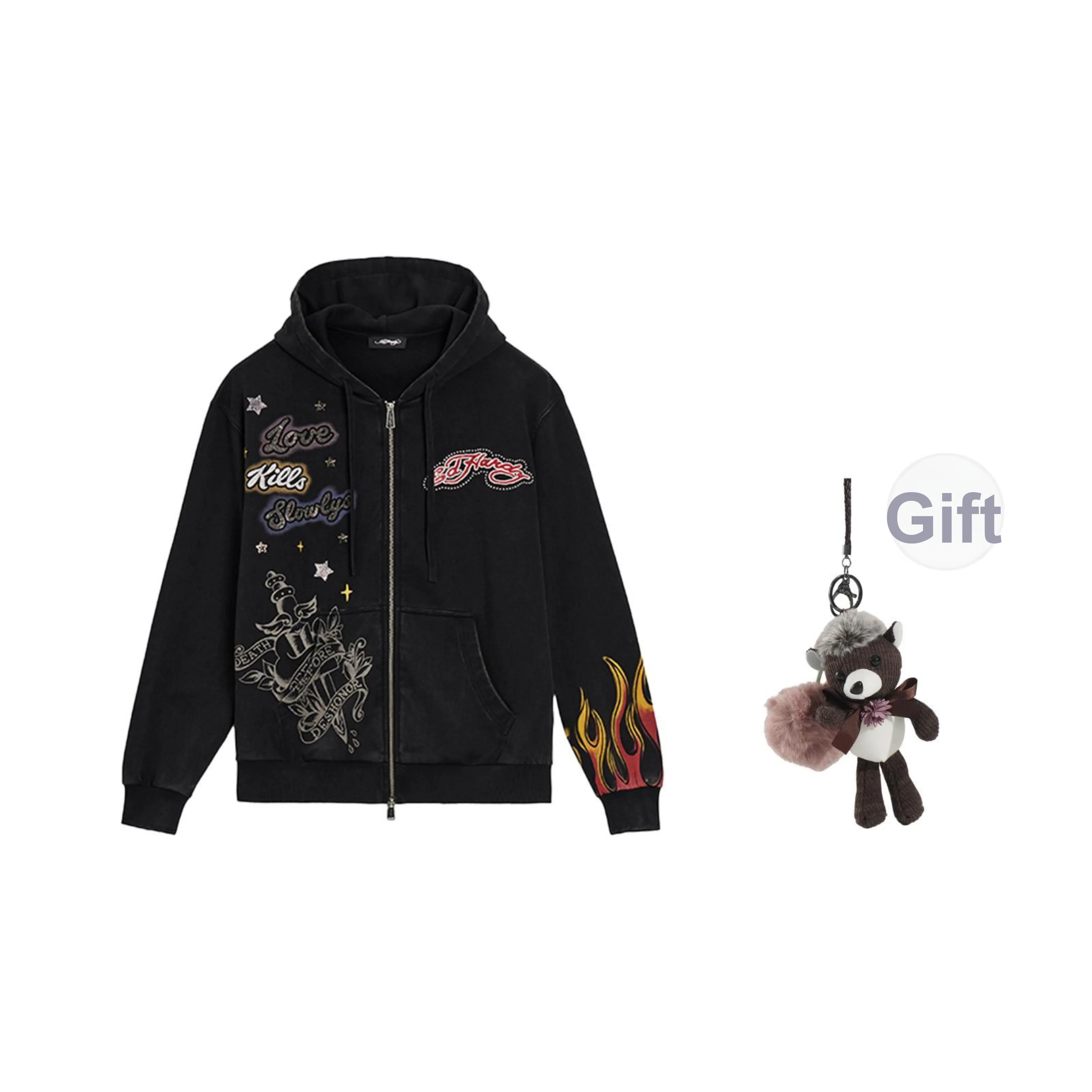 Ed Hardy Sweatshirts Men Black