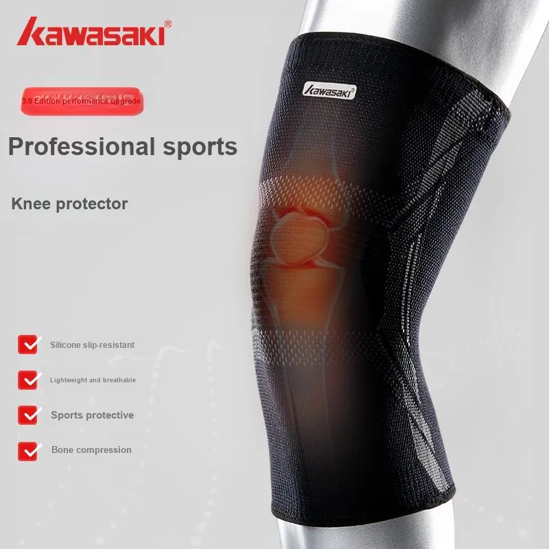 Kawasaki Running, Cycling, Basketball Unisex Elastane, Polyamide, Polyester Knee Pads-2