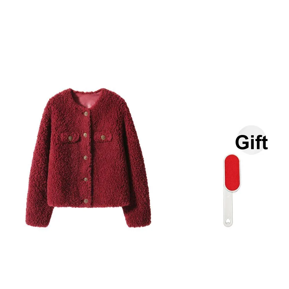 Kele Coco Furs Women's Red