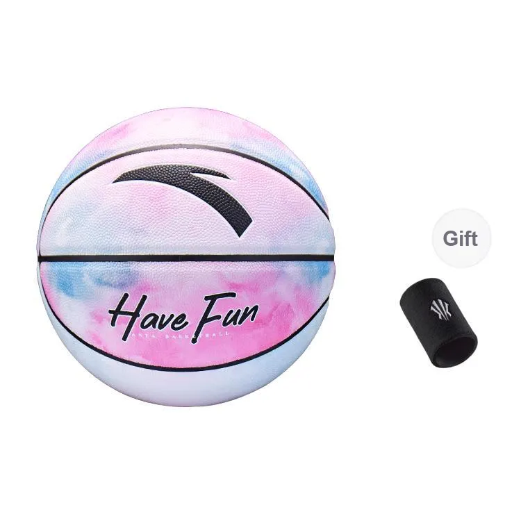 Anta x CUBA PU Basketball Tie Dye Blue Pink Size 7 Street Training Competition Unisex-33