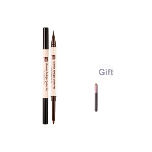 Xixi Двойной Eyelid Eyeliner Pen Winged Eyeliner 2 в 1 Ультра Тонкий Быстросохнущий Смужка PROOF Легко Смесь