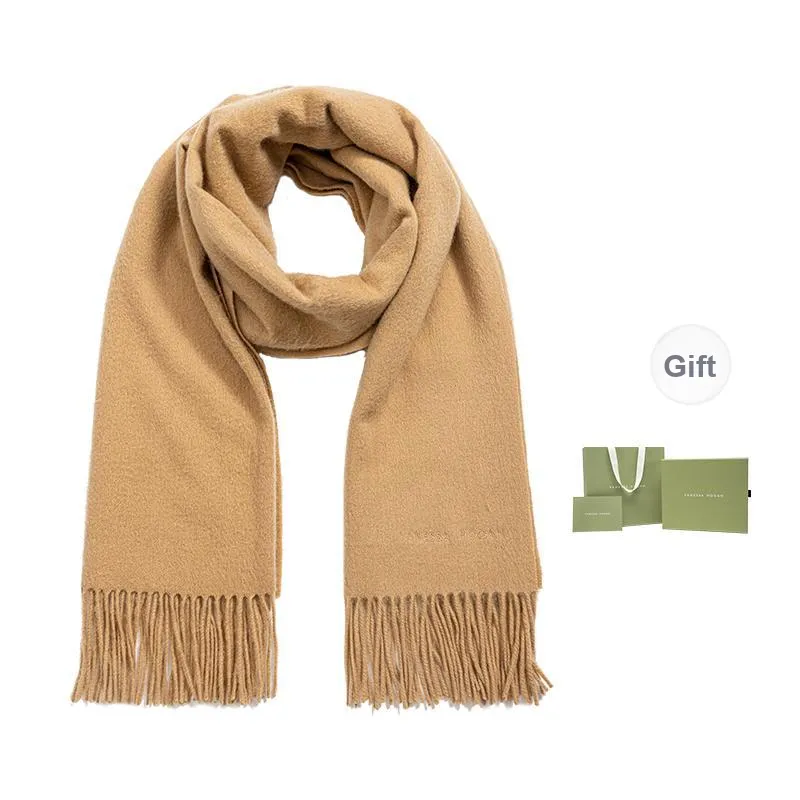 VANESSA HOGAN Plush Yarn Shawl Scarf Unisex-3