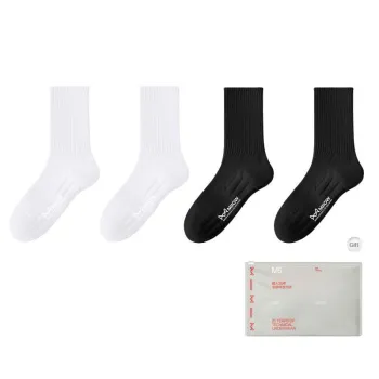 MIIOW Trend Party Series Knee High Socks Men's Shopping Bag 4 Pack