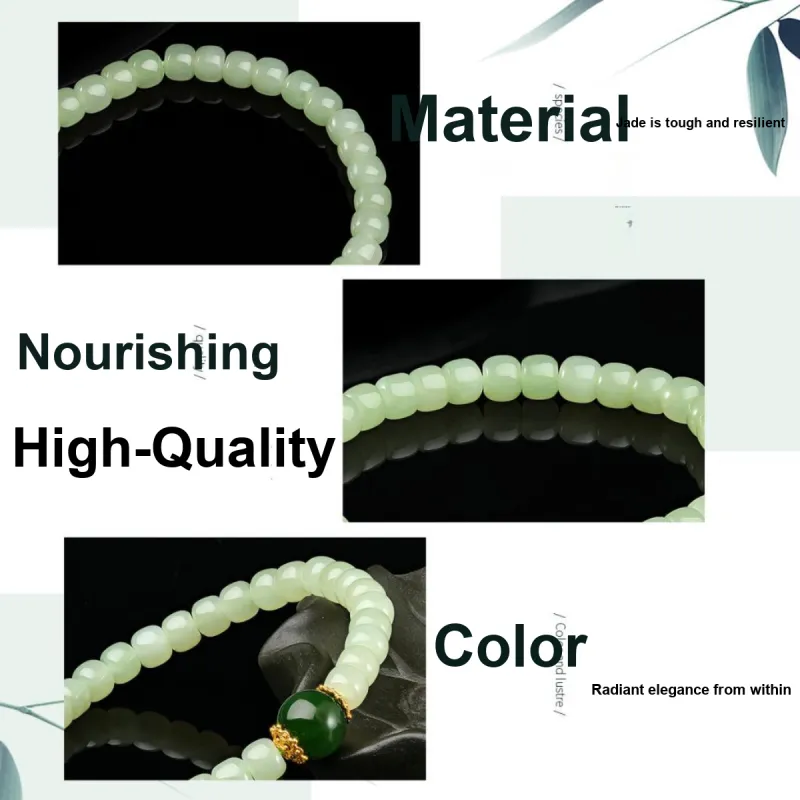 Oriental Jade Bracelets Pale Greenish White Jade Women's-2