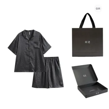 Same Language Pajama Gift Box Men's Ink Tiger Pattern