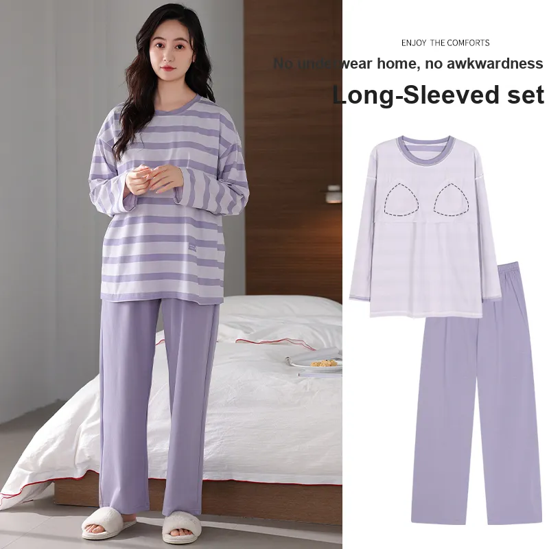 Mulong Family Pajama Set Women's Violet-1
