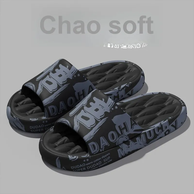 Gentle Welcome Squashy And Bouncy Feeling Slippers, Home Indoor Bathroom Slip Resistant Platform Summer Slippers-19