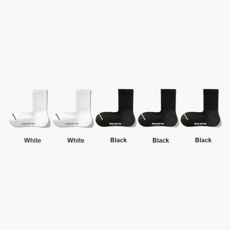 B&C.Room Mid Calf Socks Men's 5 Pack-8