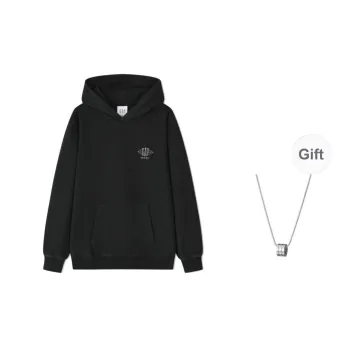 GAP Sweatshirts Unisex Black+Necklace