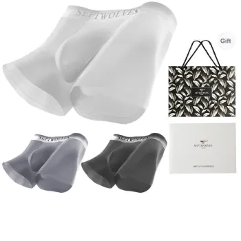 SEPTWOLVES Underpants Men's 3 Gift Box Sets+Shopping Bag