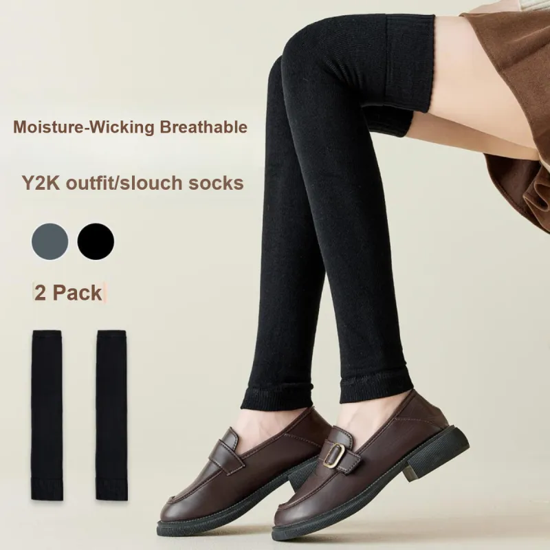 Ordifen Knee High Socks Women's 2 Pack-13