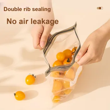 Haiying Transparent Visible Double Sealed Storage Bag