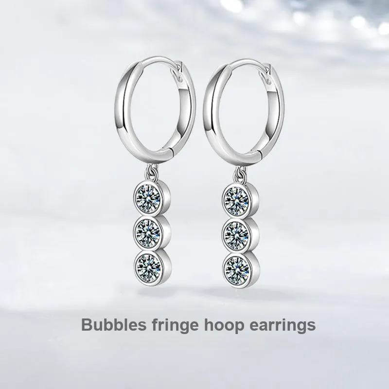 KEMLAIDA S925 Silver Earrings Women's-1