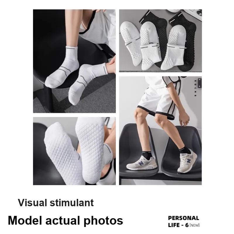 LUOLIAN Mid Calf Socks Unisex 4 Pack-4